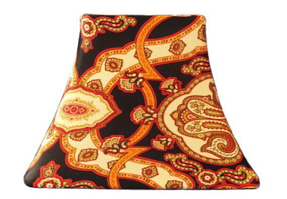 Ruby Royalty SLIP COVER for your existing lampshade - STRETCH to fit perfectly