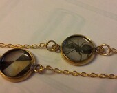 Your choice. Brass Necklace. free shipping.