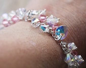 Swarovski Crystal Bridal Sterling Silver Bracelet