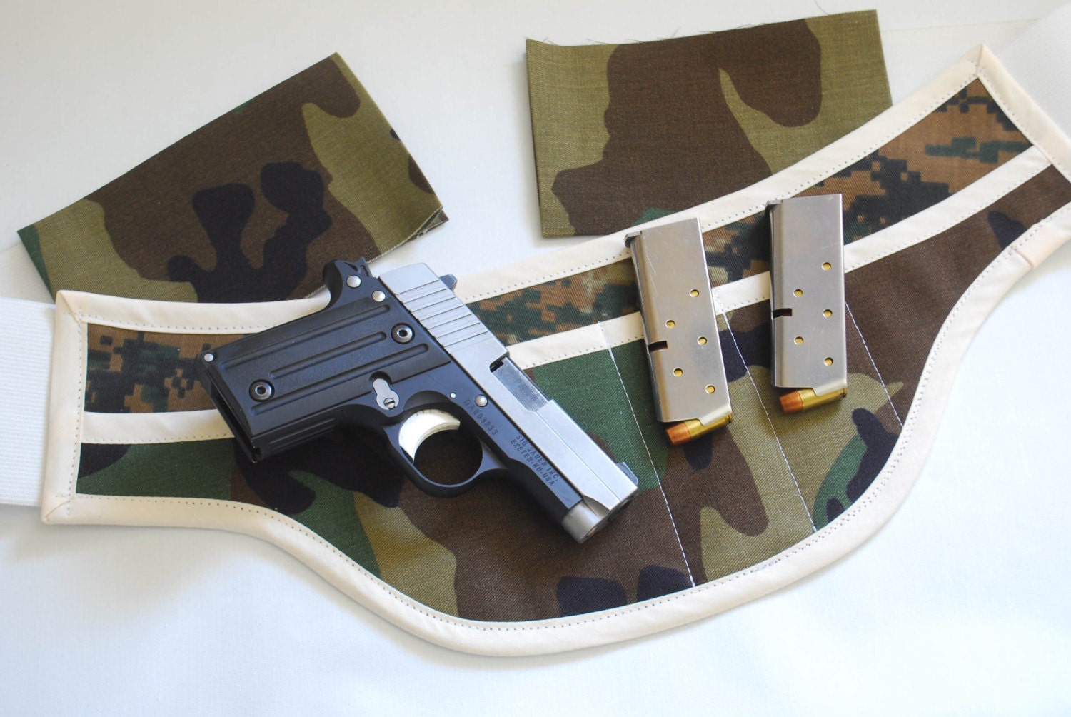 Camo conceal carry gun holster for women