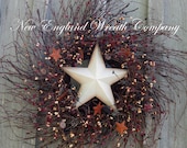 Americana Wreath, Primitive Wreath, Patriotic, Fourth of July Wreath