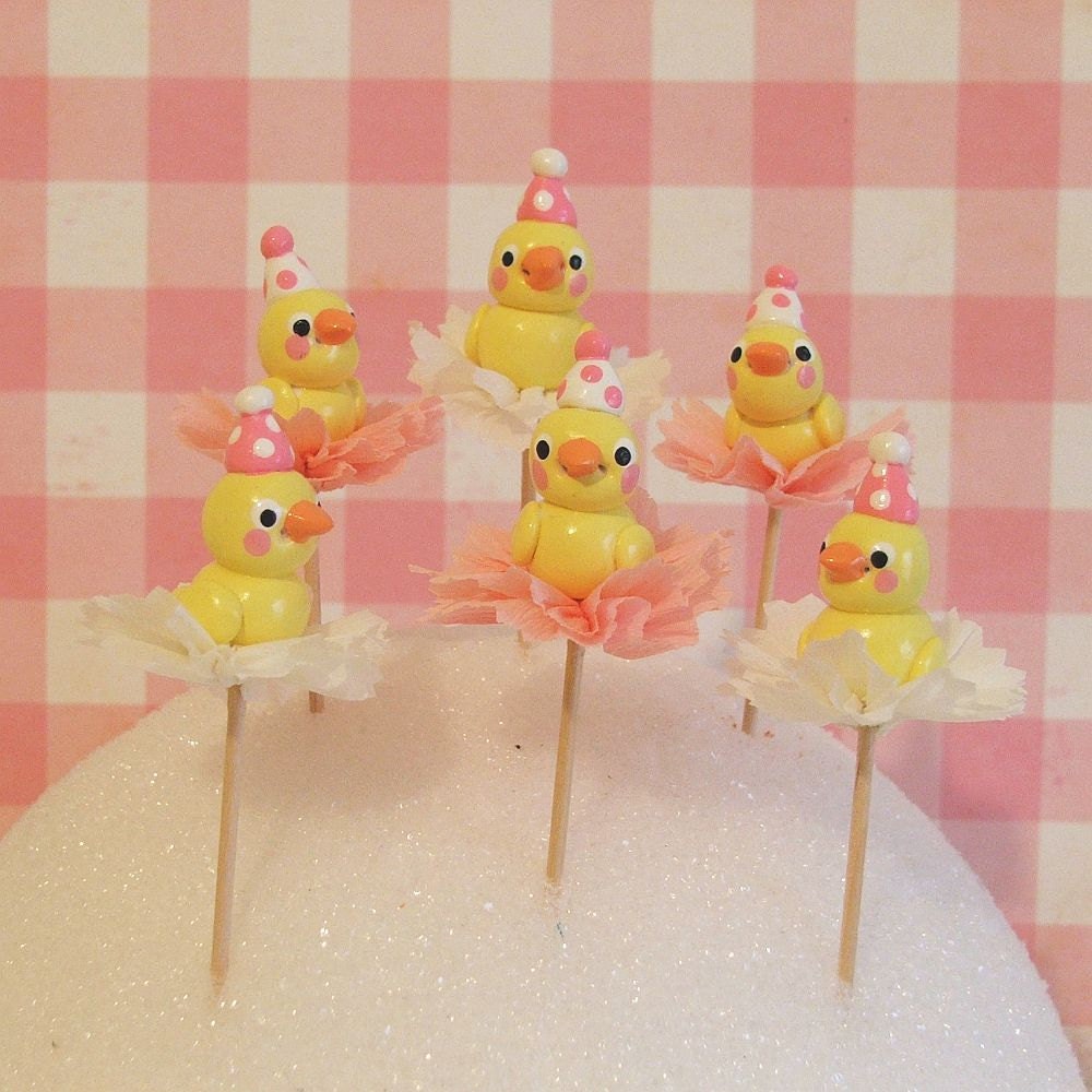 Yellow Birds Cupcake Topper/Picks Il_170x135