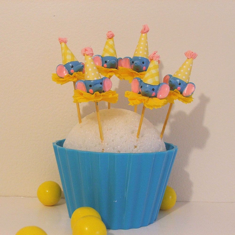 Blue Elephants/Circus Theme Toppers Il_570xn