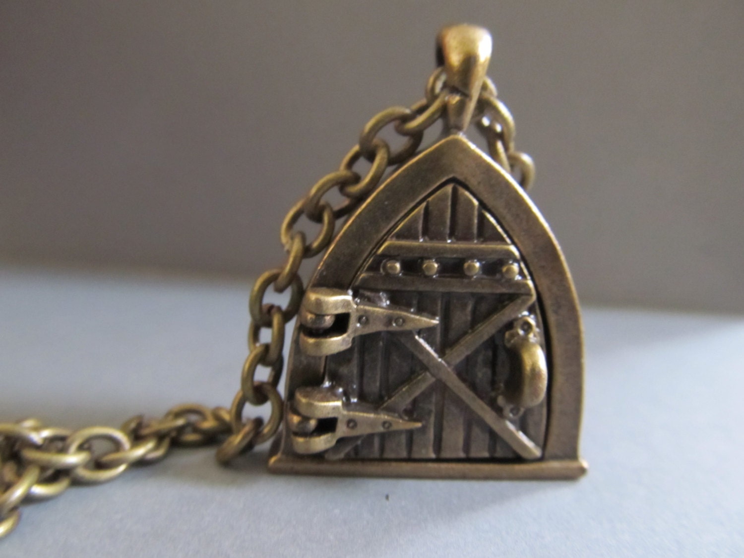 Door to Alice In Wonderland Necklace