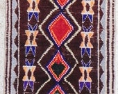 natural virgin wool carpet AZILAL berber rug from Morocco