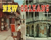 Vintage Postcard Historical "New Orleans City of Enchantment" Louisiana   - 1960s