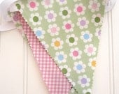 Bunting/Fabric Flag Banner, Girl Bedroom/ Nursery/ Playroom/Party/Baby Shower