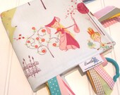 Sensory Ribbon Blanket,Lovey,Tag Blanket/Princess Kingdom/Organic Cotton Fleece