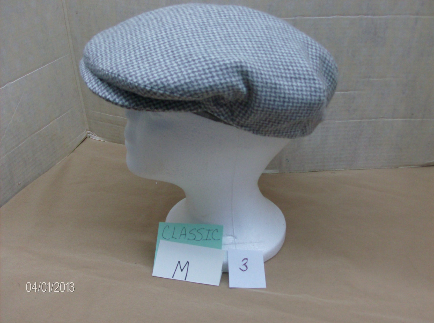 Memories of Grandpa Classic Driving Cap Hand Made from Heirloom Clothing