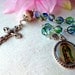 SALE - Our Lady of Guadalupe Rosary - Rose Floral Catholic Rosary