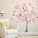 Wall Decals Flowers Tree with Owl Wall Decal