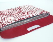 Mens 15 inch Macbook Padded Case, Red MacBook Cover, Red Padded Laptop Case, 15 inch Mac Laptop Sleeve Cover - SHIPS IMMEDIATELY