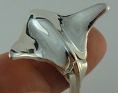 Stingray Ring in Sterling Silver - Adjustable