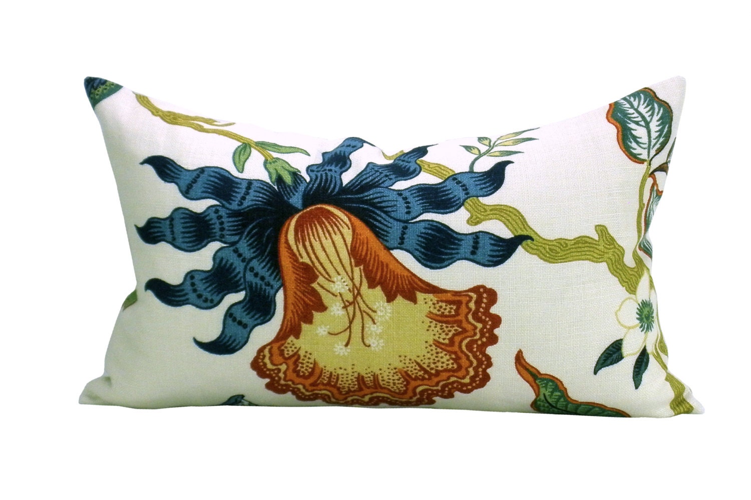 Hot House Flowers pillow cover in Spark - 12 x 20
