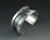 Silver Wave Cuff Bracelet