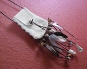 Wild Shaman Crane Bag - shaman druid witch medicine fetish crane bag pagan