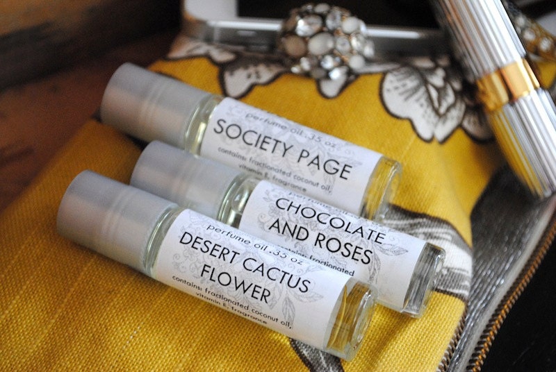 Perfume Oil Roll On Perfume - Set of 3, Your Choice, Pick Three