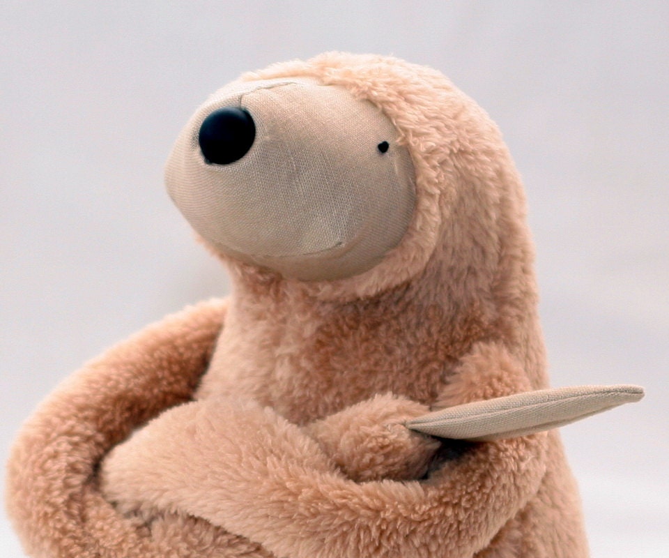Peanut Sloth, stuffed animal toy for children