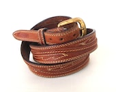 Jordache Leather Belt 32  - Western Style Wear