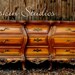 Ornate Bombe Curvy French Triple Dresser CUSTOM PAINT