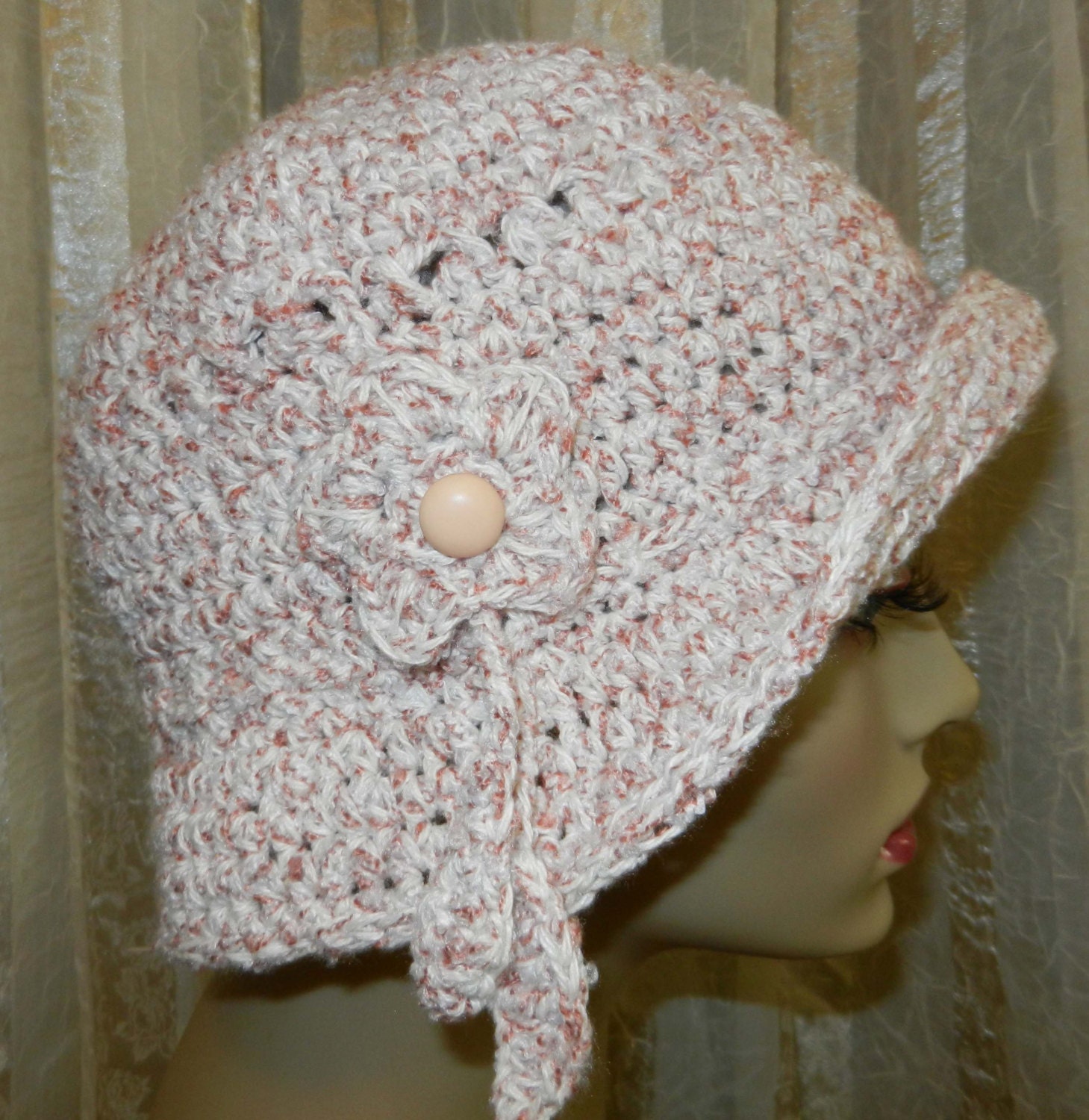 Cotton Cloche - Crocheted