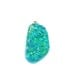 Fused Glass Pendant  Dichroic Glass Necklace Aqua Ice  Statement Jewelry 160