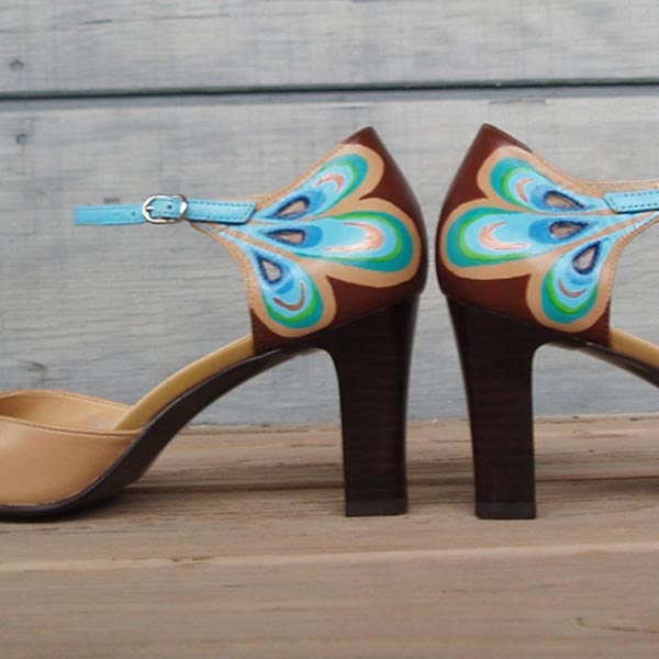 Mercury Rising hand painted shoes W8