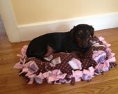 Polka Dot Cupcake Small  Dog Bed
