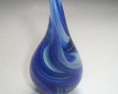 Paperweight / Ring Holder - Blue Swirl :  DISASTER RELIEF