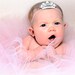 Newborn tutu and princess tiara headband/newborn pink tutu/ photo prop/baby tutu/pink tutu/tiara headband
