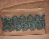 Venice lace zipper pouch
