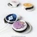 Adventure Time handpainted clip headphones - Marceline - Lumpy space princess - purple lilac blue navy