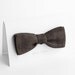 Brown bow tie - double sided