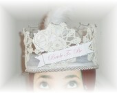 Romantic Shabby Chic Bridal Shower  Bachelorette Party Chicken Wire Crown