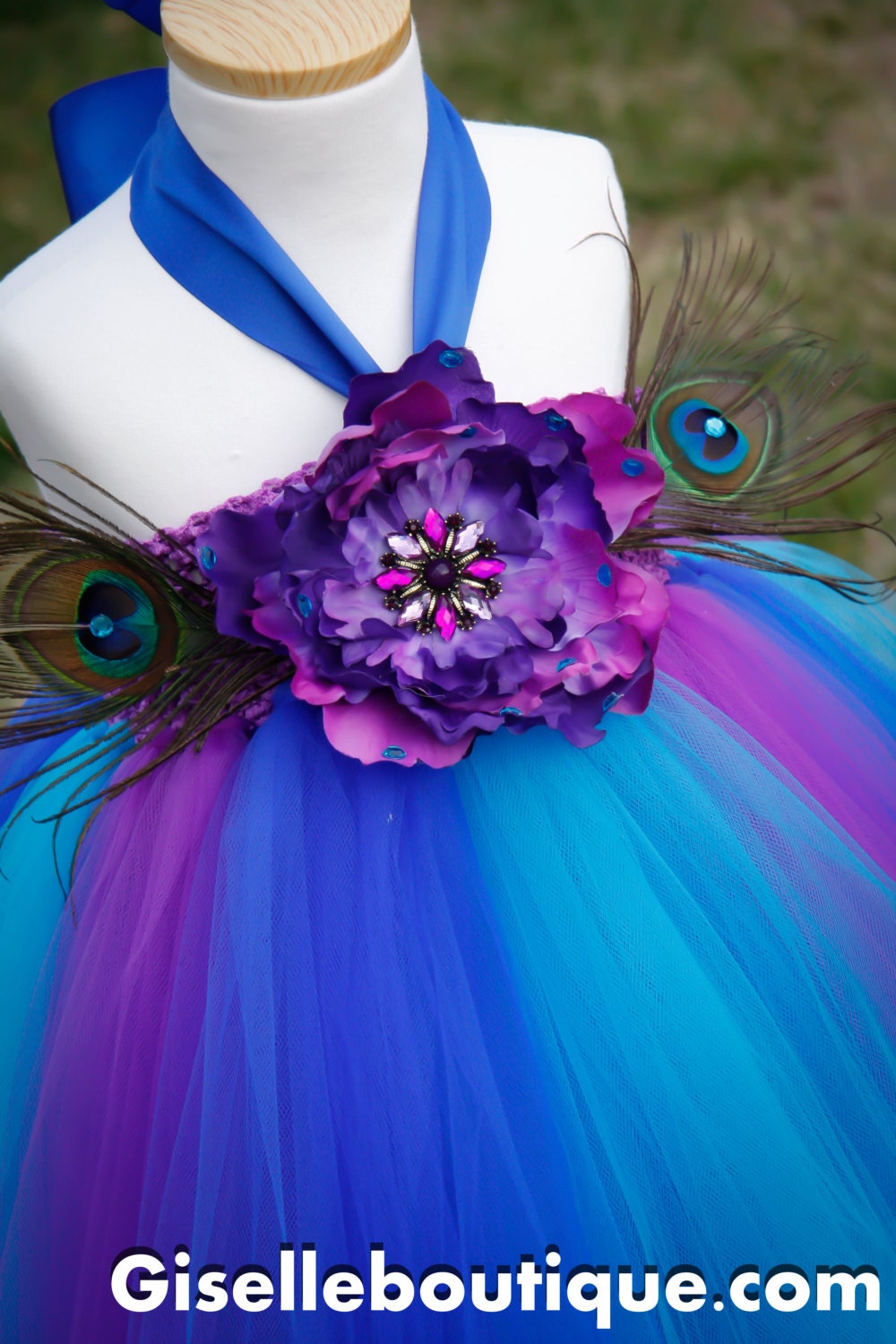 Flower girl dress Peacock Inspired Tutu Dress Series II , baby tutu dress, toddler tutu dress, wedding, birthday, Newborn, 2t,3t,4t,5t
