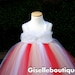 Flower girl dress White Feather TuTu Dress.baby tutu dress, toddler tutu dress, wedding, birthday, Newborn, 2t,3t,4t,5t