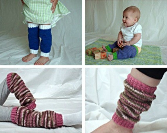 FREE SHIPPING Custom Made to Order Knit Leg Warmers Child/Teen Size--Many Colors Available
