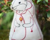 Embroidered Charlotte Fox PDF pattern