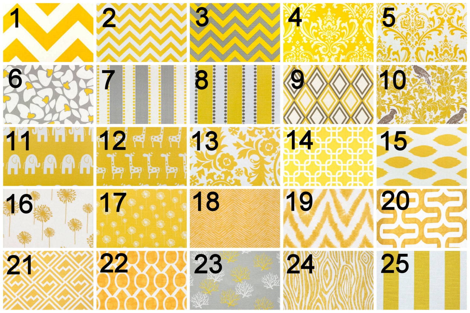 Modern Curtains- Pair of Drapery Panels- Premier Prints Yellow Curtains- 50x96 inch Drapes- You Choose Fabric
