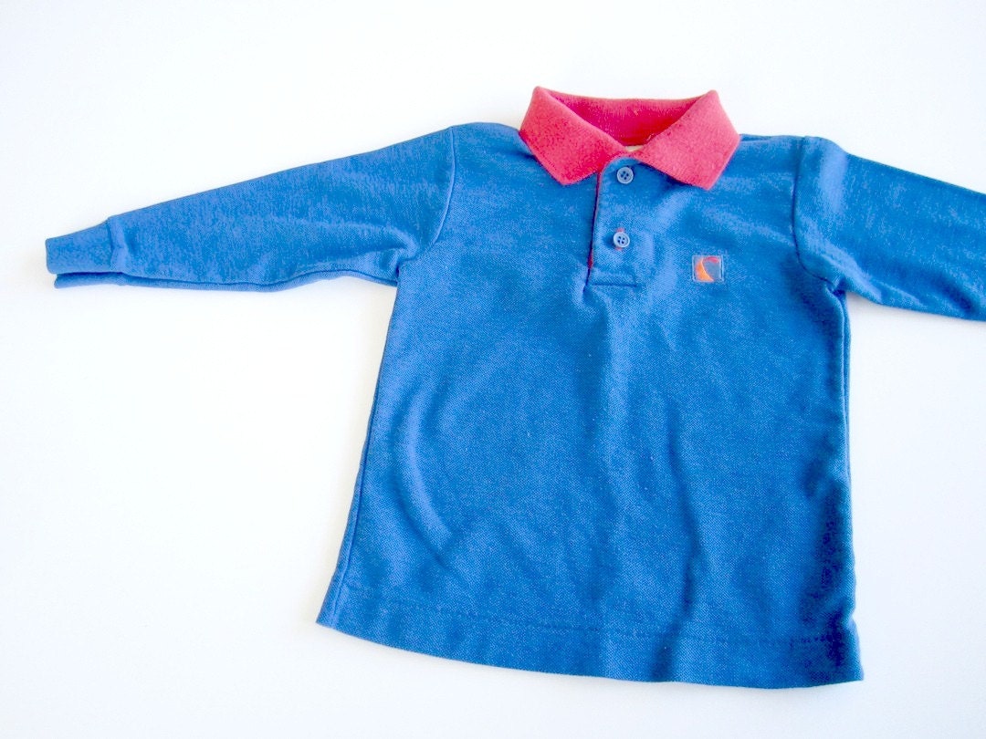 SALE vintage boys polo style shirt 3T - OliversForest
