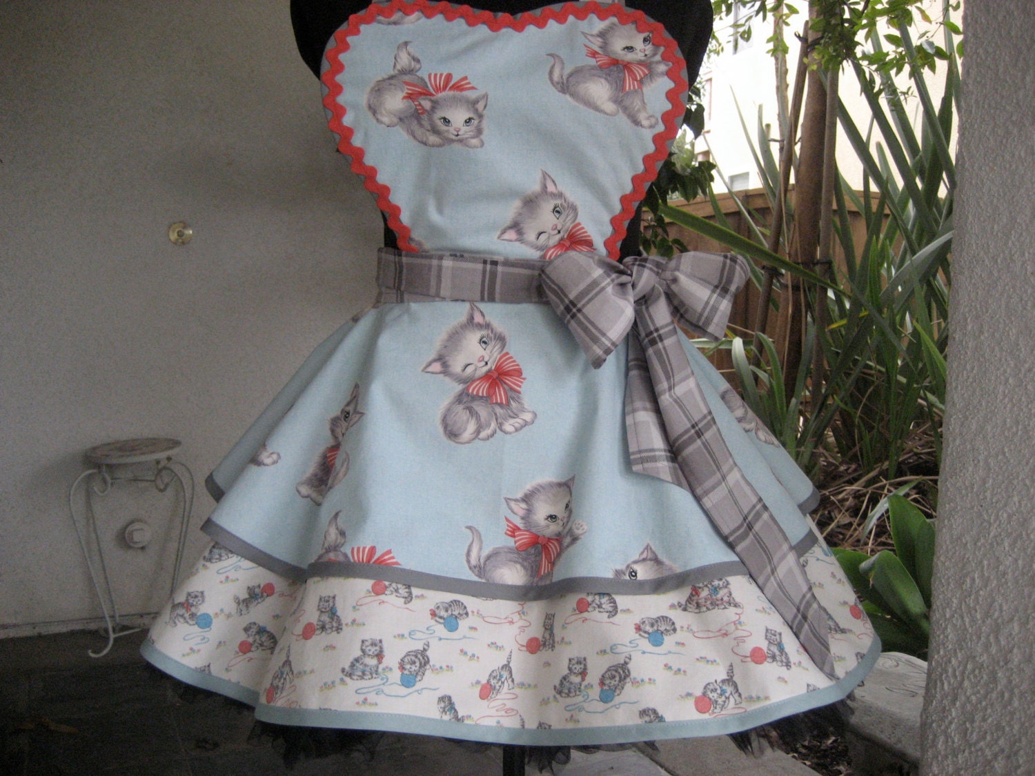 Kitty Cat Retro Apron