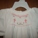 Hand Smock Infant Dress