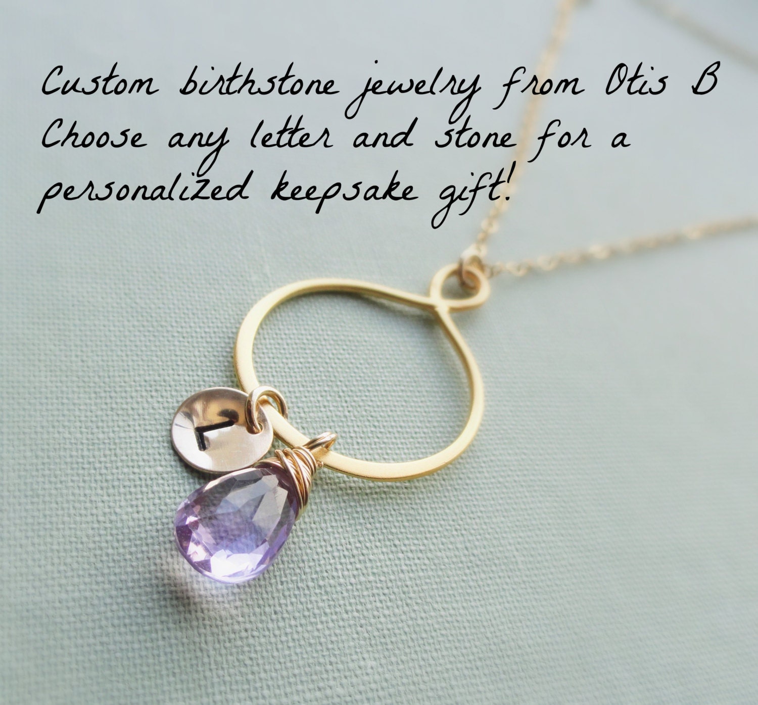 SET of FOUR NECKLACES for Bridesmaids, Birthstone & initial necklace, Personalized Bridesmaid gift gold infinity necklace, eternity necklace