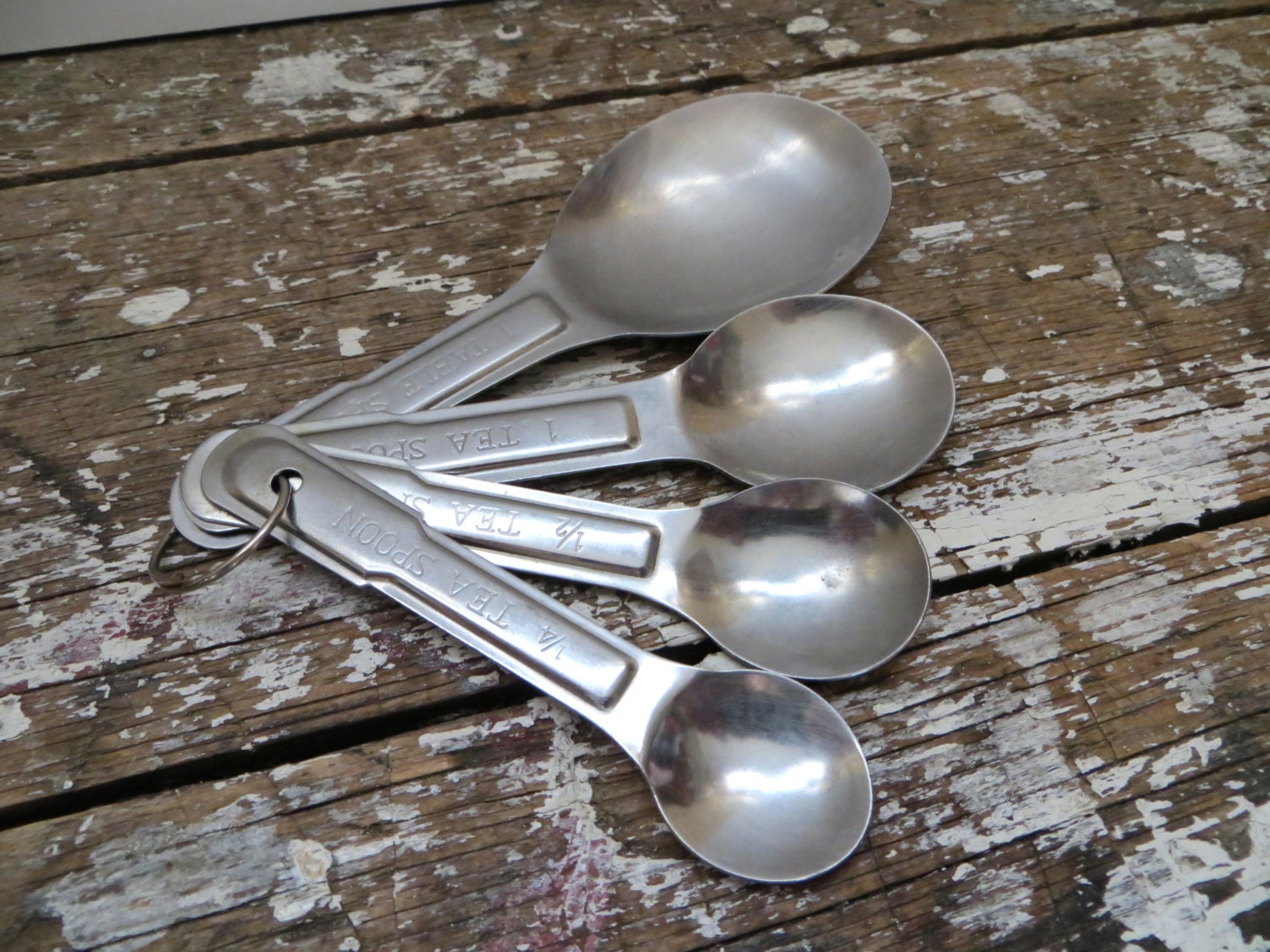 Vintage Measuring Spoons Teaspoons Measuring Set