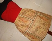 Map of Narnia Mini Skirt - High Waisted Ladies Skirt - SweetCheeks EXCLUSIVE - Handmade and Ready to Ship