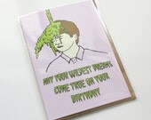 slimed birthday card