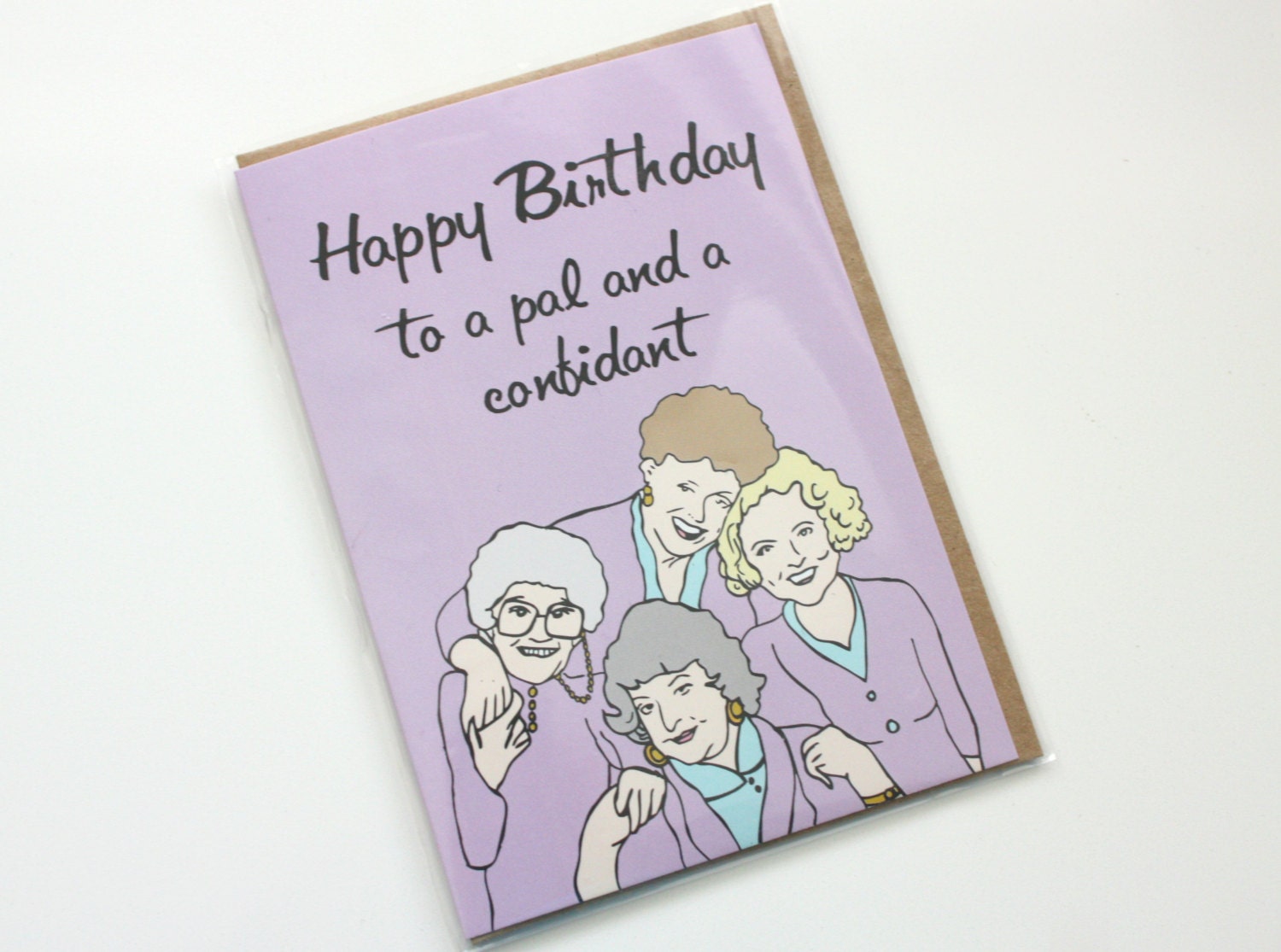 Golden Girls Happy Birthday card