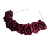 Lotta Rosie Headband - Burgundy