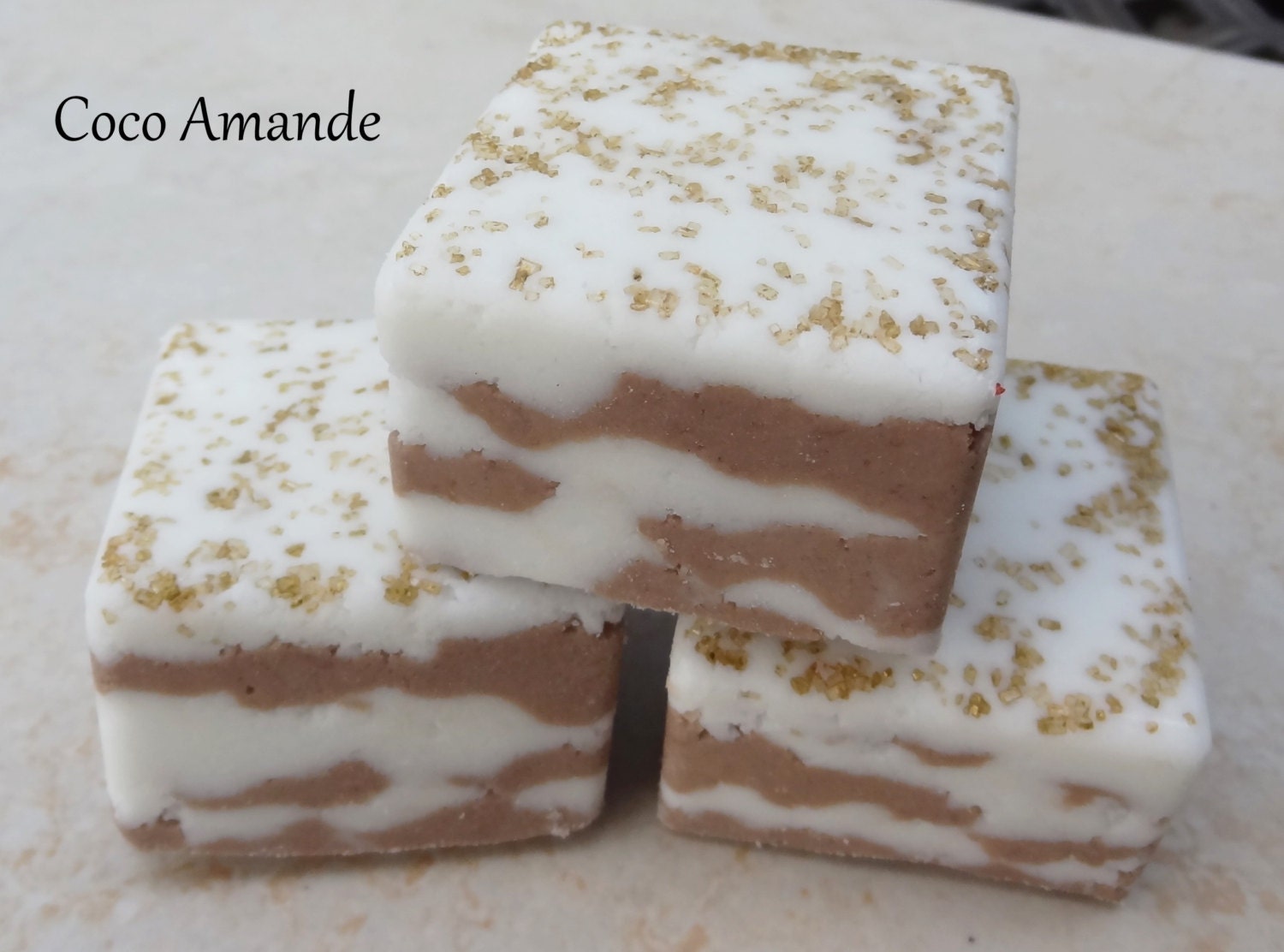 Coco Amande Foaming Bath Cake Bubble Bar Bath Bomb