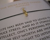 The Solar Plexus Calcite String Bracelet